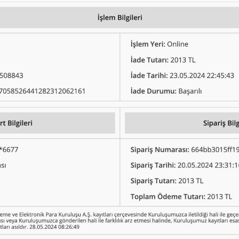 Dekorstilim Sipariş Kargo Ve İade Süreci Şikayeti