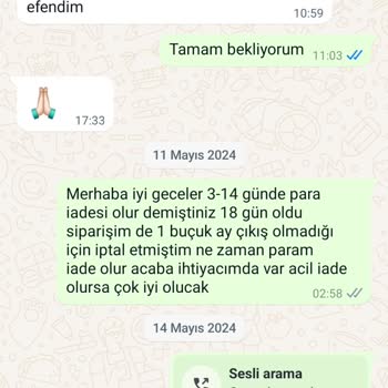 Butik Ponçik 1 Buçuk Ay Geçti Para İadesi Olmadı