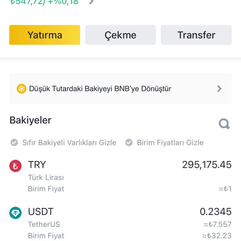 Binance Bloke Para Çekme