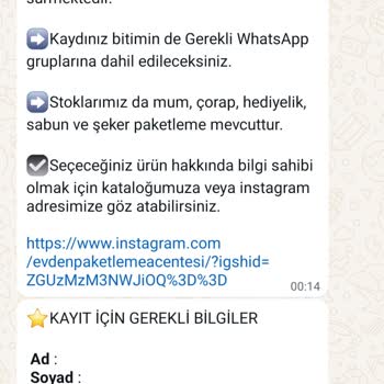 Evde Paketleme Acentesi Önlem Şikayeti