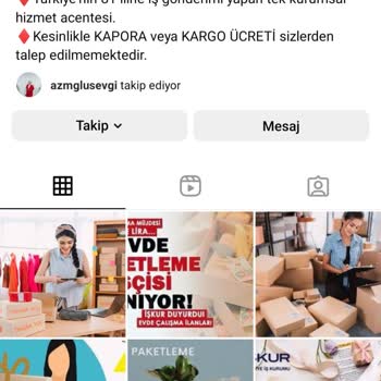 Evde Paketleme Acentesi Önlem Şikayeti