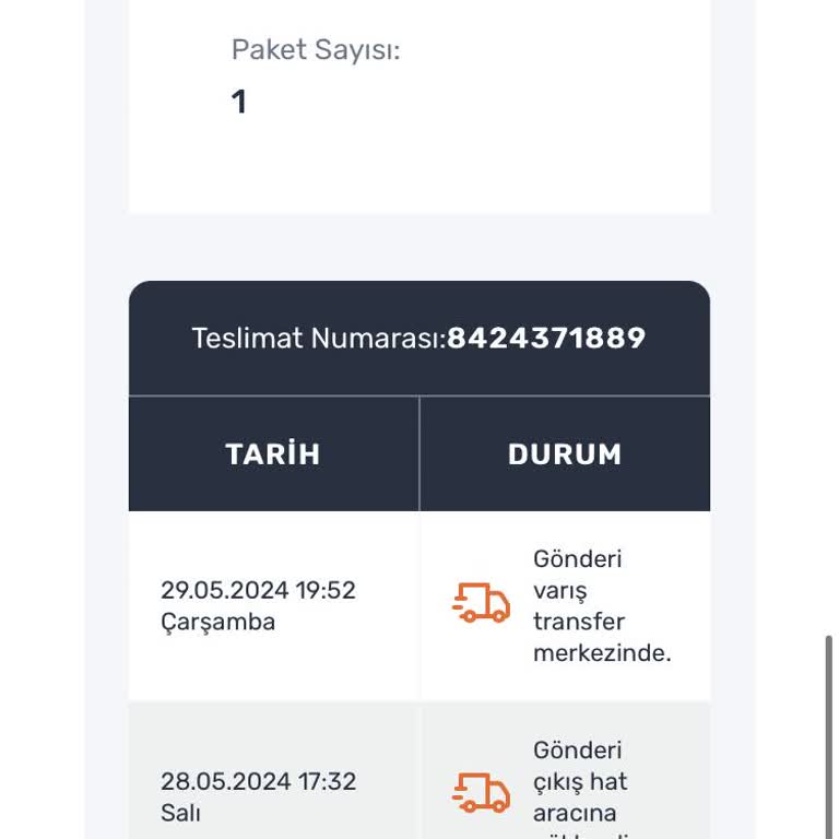 PTT Kargo Kıraç Kdm Dağıtıma Çıkarmıyor