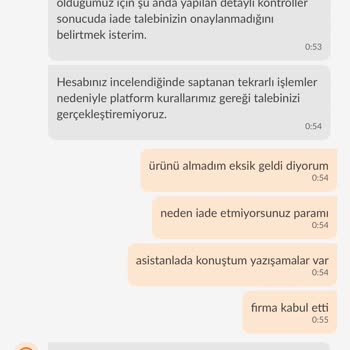 Trendyol Eksik Ürün Ve Para İadesi Sorunu