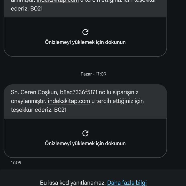 İndekskitap Firmasındaki Siparişim Hakkında Bilgi Almak İstiyorum