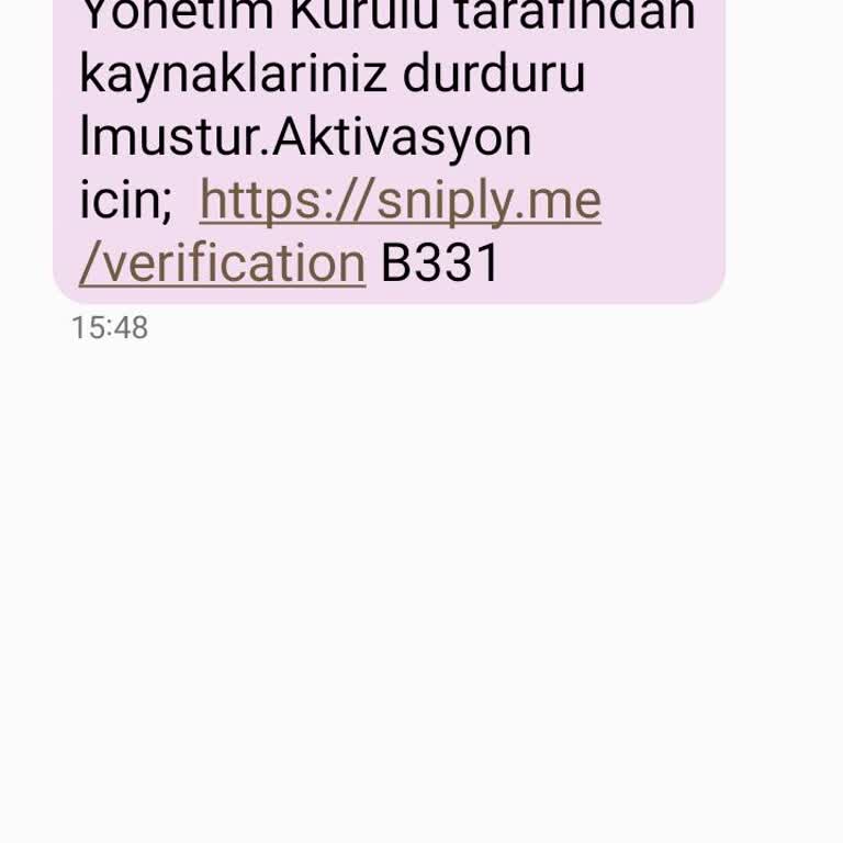 Binance Seher Adıma Gelen Mesaj