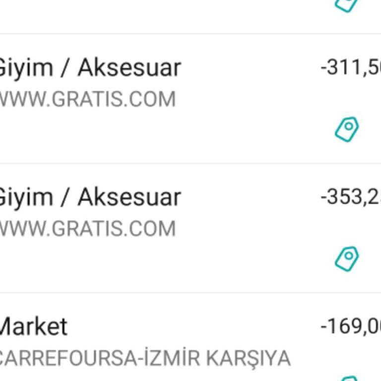 Gratis İki Defa Para Çekildi Ancak Sipariş Yok