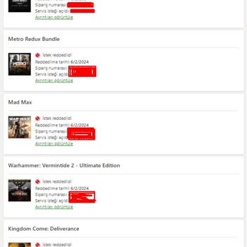 Xbox Para İademi Yapmıyor