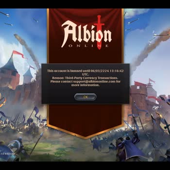 Albion Online Sebepsiz Banlandım