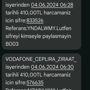 Vodafone Kolay Paket Yükledim Gelmedi