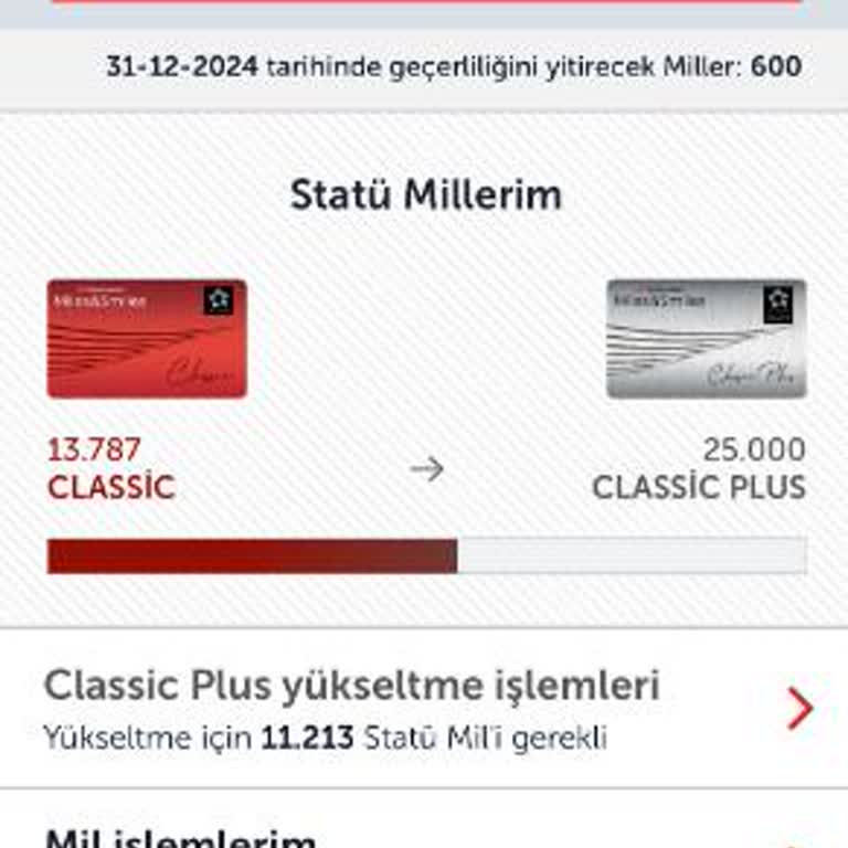 THY Statü Mil Hatası