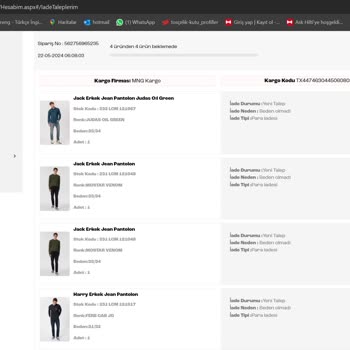 Lee Cooper Ve Kipaş Holding Ürünümü Geri Alıp Para İademi Yapmıyor