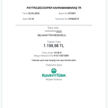 Lee Cooper Ve Kipaş Holding Ürünümü Geri Alıp Para İademi Yapmıyor