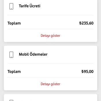 Vodafone Operatörünün Haksız Kullanım Yansıtıp Ücret Talep Etmesi