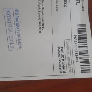Papuc Konağı Hatalı Ve Yanlış Ürün