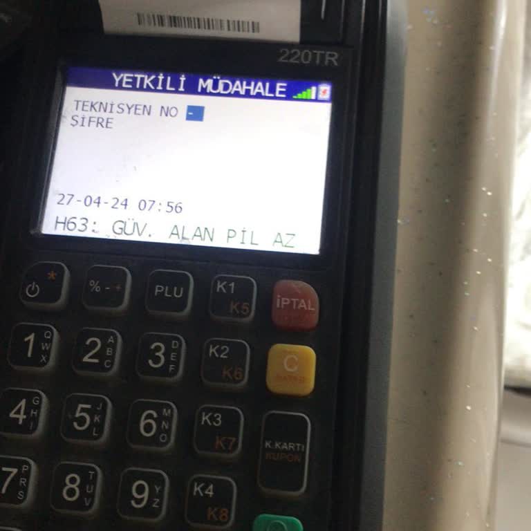 Beko Cash Register Error H63 After Power Outage