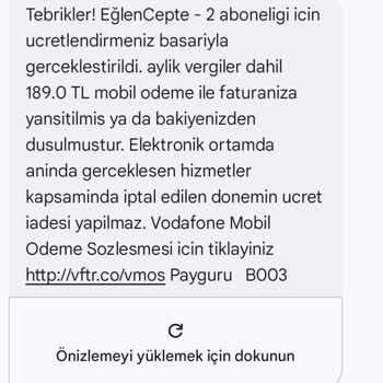 Eğlen Cepte Bilgim Dışında Başlatılan Üyelik İçin Acil İade Talebi