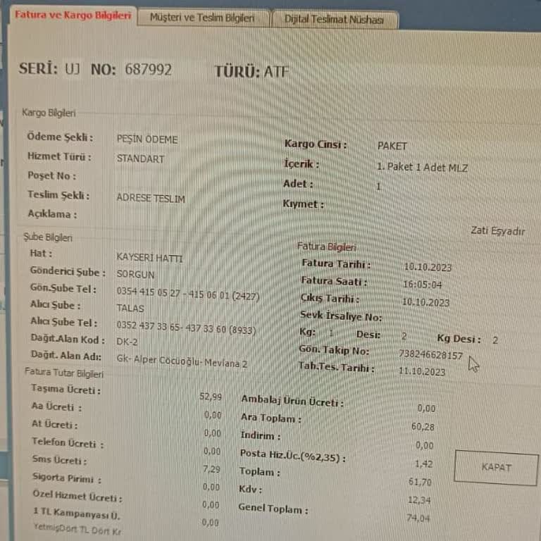 MNG Kargo Kayıp Kargomun Akıbeti Hakkında Bilgi Verilmiyor!
