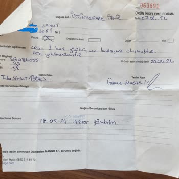 Mango Mağazası İade Ve Değişim Yapmıyor