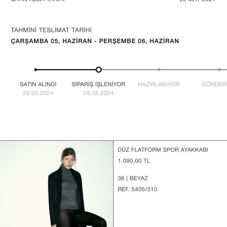 Zara Tahmini Teslimat Süresini Geçmesine Rağmen Kargoya Bile Verilmedi