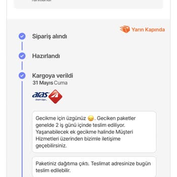Aras Kargo Süreyyapaşa Şubesi Teslimat Yapmıyor