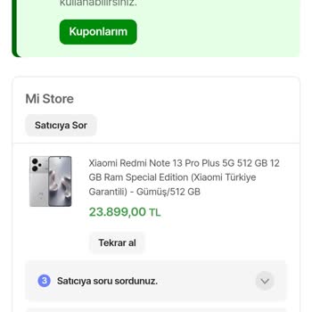 #mi Store Ve Hepsiburada'dan Şikayetçiyim