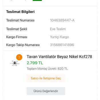 Koçtaş Tamamlanmayan Montajın Ücretini İade Etmiyor