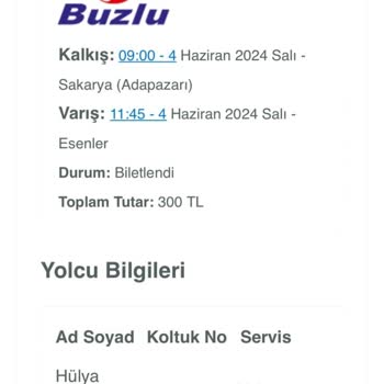 Obilet Ön Koltuğu Satın Aldım Arka Koktukta Geldim