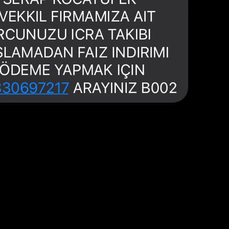 Metka Hukuk (SMS) Yanıltıcı Borç Mesajı Ve İkna Edici Olmayan İletişim