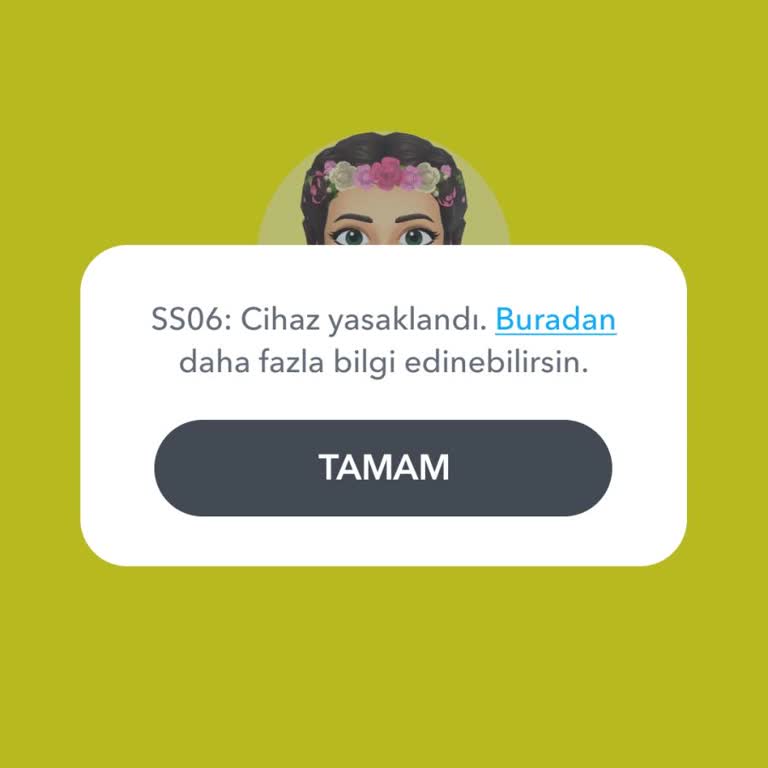 Snapchat Hesabımı Kilitleyip Cihaz Yasaklandı Diyor