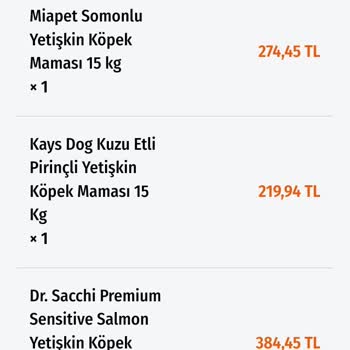 Pet Mahal Hayvan Maması Şikayetçiyim