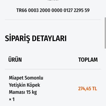 Pet Mahal Hayvan Maması Şikayetçiyim