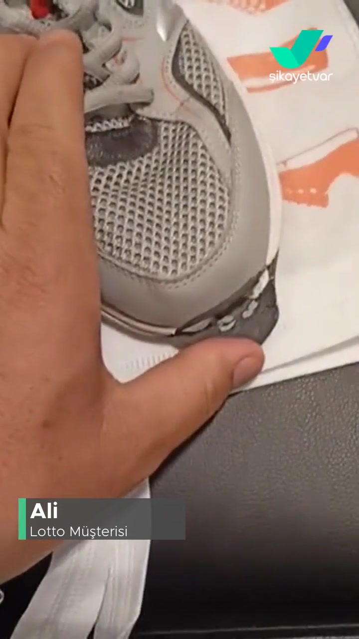Lotto Ayakkabı Arka Kısmından Yırtıldı Önden De Açılma Oldu! videonun kapak resmi