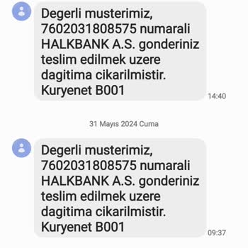 Kuryenet Kredi Kartımın Teslim Edilmemesi