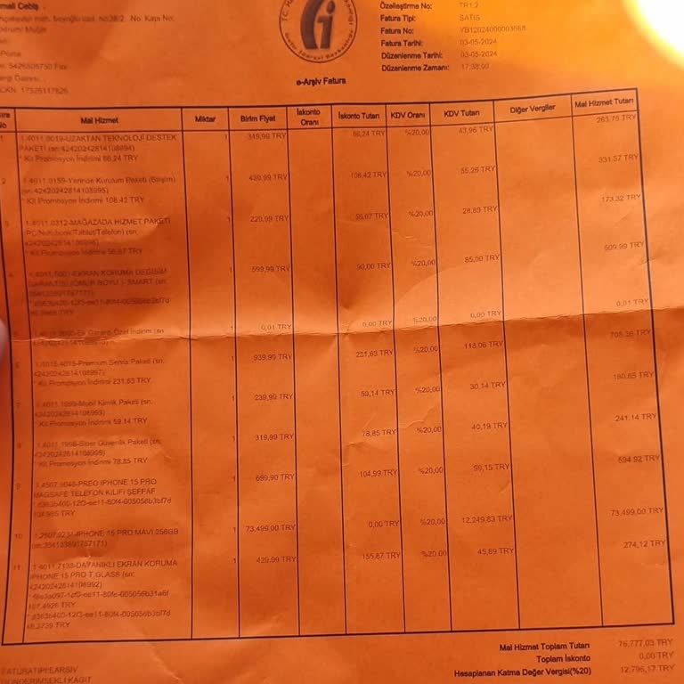 Teknosa Kapalı Kutu Telefon