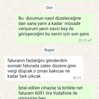 Vodafone Çözüm Bulmuyor Ve Hiç Umursamıyor
