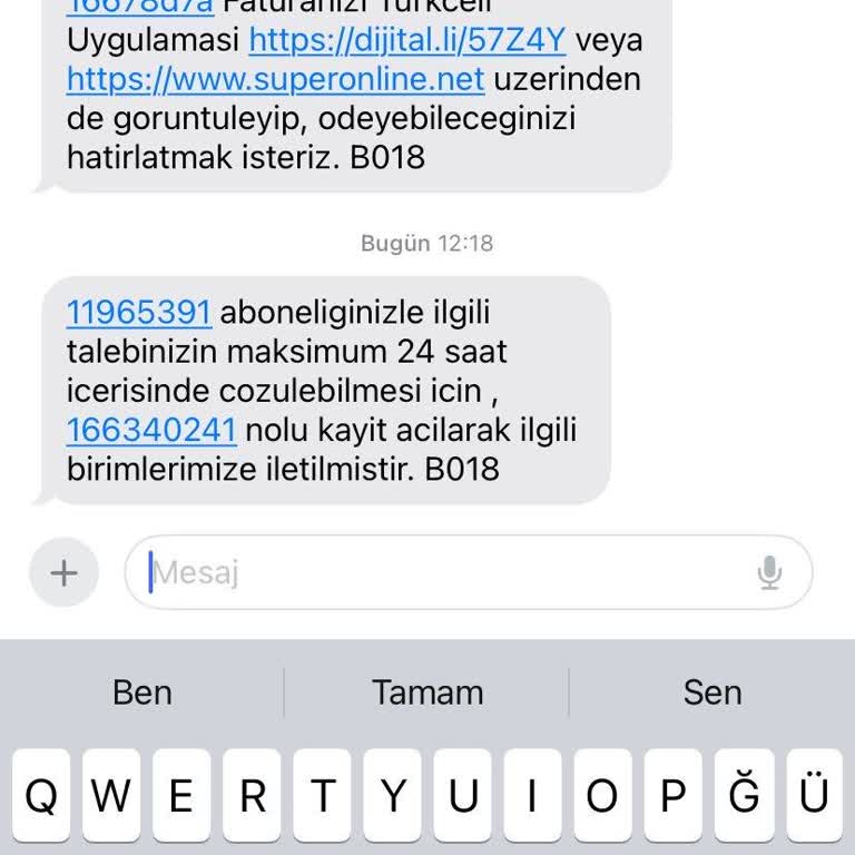 Turkcell İnternetin Olmaması Yardım Edilmemesi