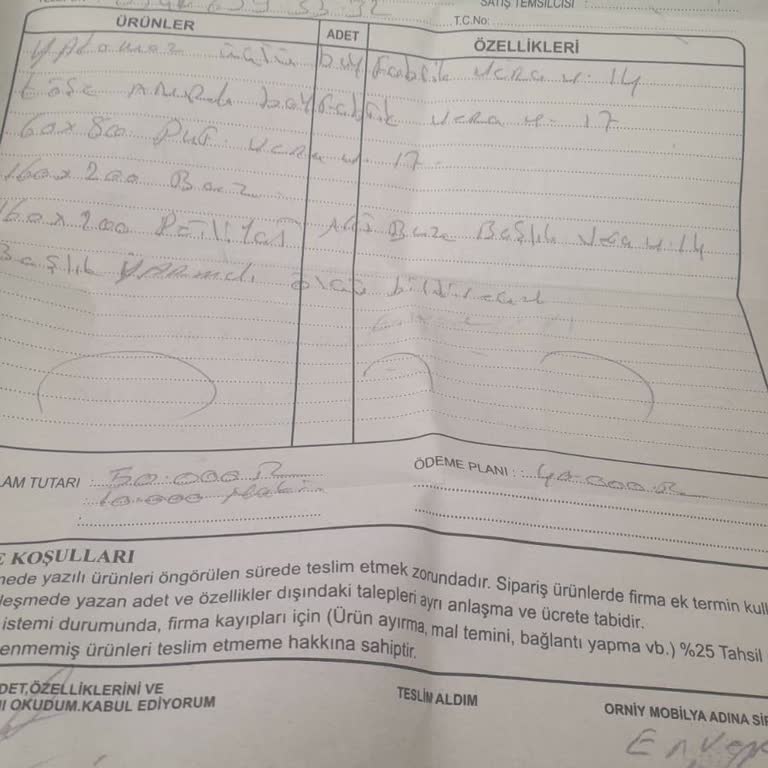 Orniy Mobilya, Sözünde Durmayan Mobilya Mağazası