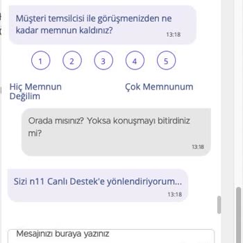 N11 Kişisel Bilgi Karışıklığı Ve Saygısız Canlı Destek