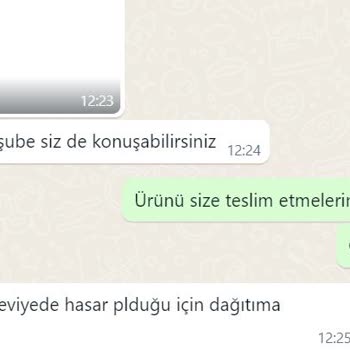 Aras Kargo'dan Kırdıkları Ürünlerimin Parasını İstiyorum