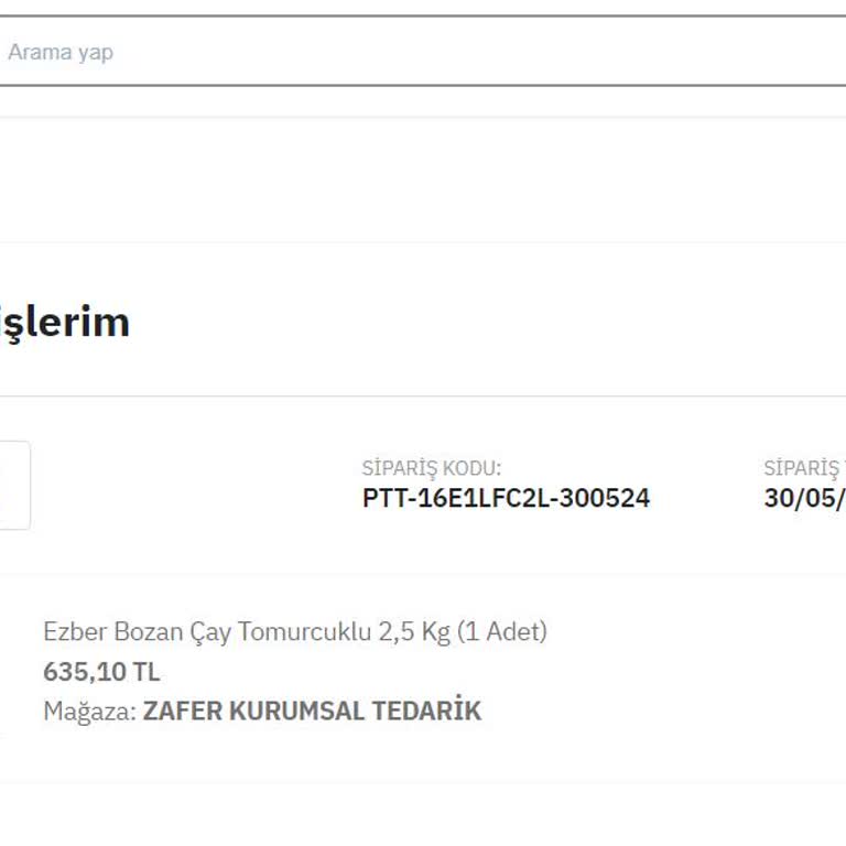 Pttavm.com Dan Şikayetçiyim