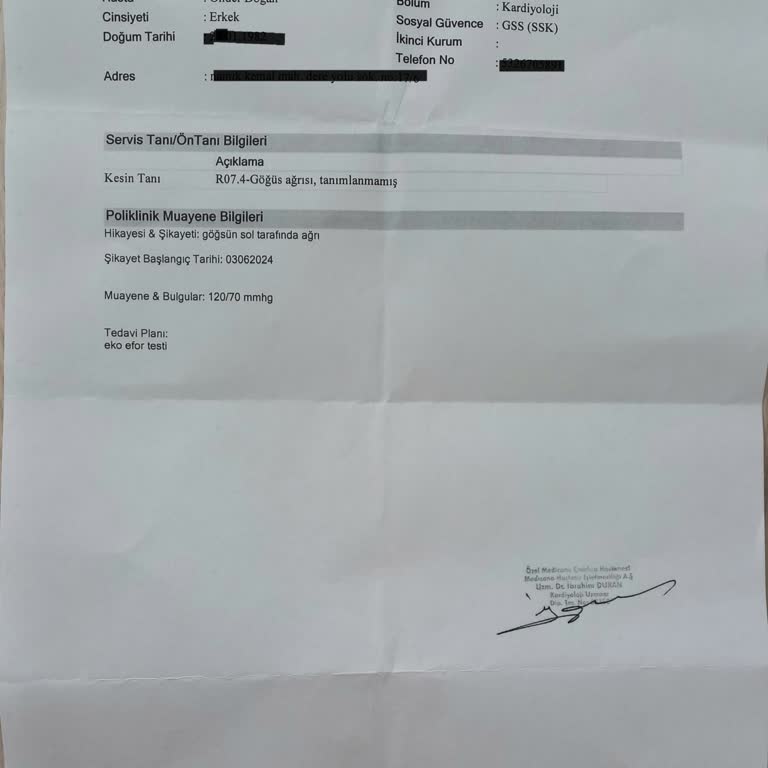 Sompo Sigorta Şirketi Muayene Ücretini Ödemiyor.