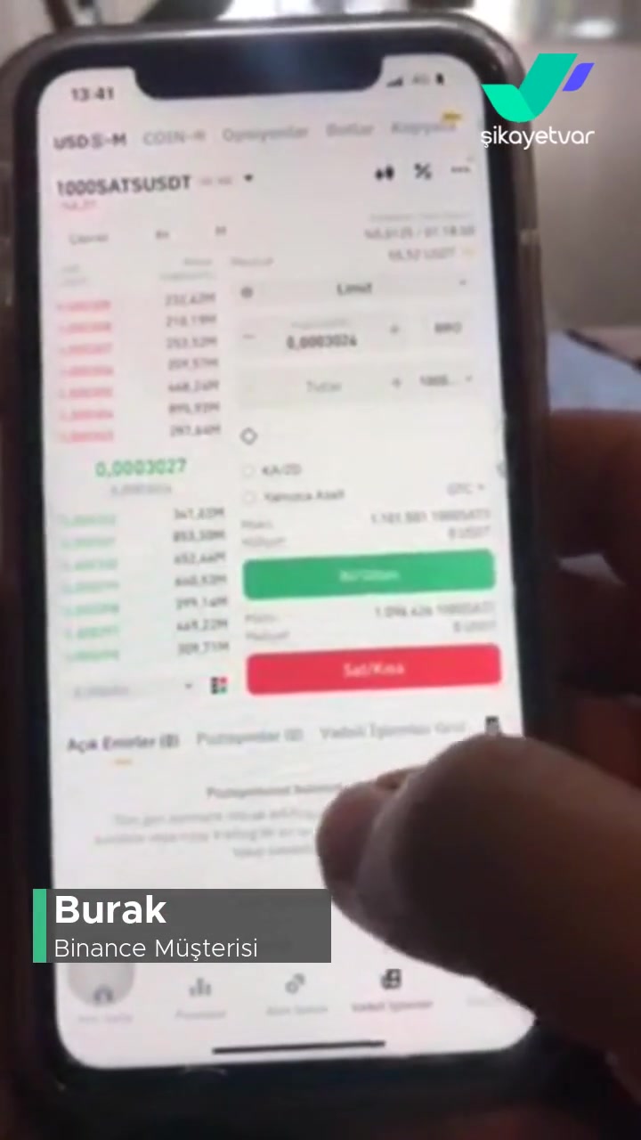 Binance Vadeli İşlem Emir Dışı Kapatma! videonun kapak resmi