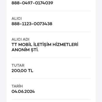 Bimcell Hattıma Tl Yükledim Gözükmüyor