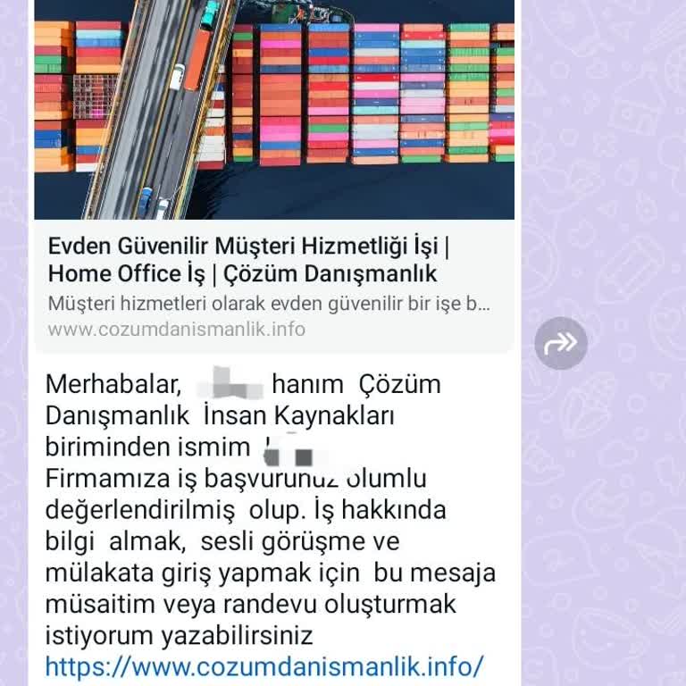 İş Bulma Vaadiyle Dolandırıcılık Çözüm Danışmanlık İş Başvurusu Adı Altında Bilgilerim Alındı