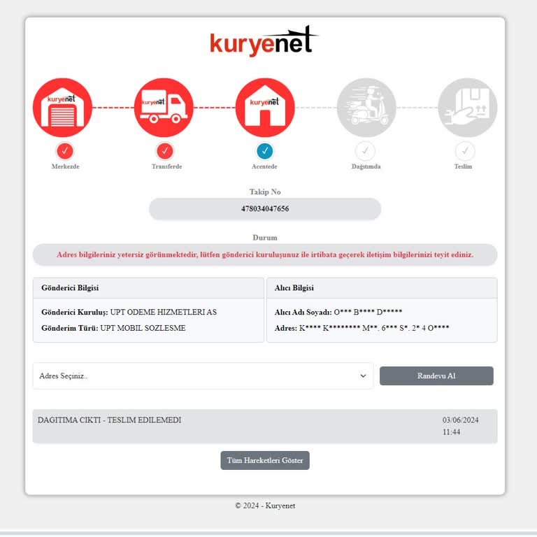 Kuryenet Kadar Kötü Bir Firma Görmedim