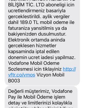 Vizyon Elektronik Para Hizmetleri Ve Adroin Reklam Bilişim Tic. Ltd. Ücretlendirme Sorunu