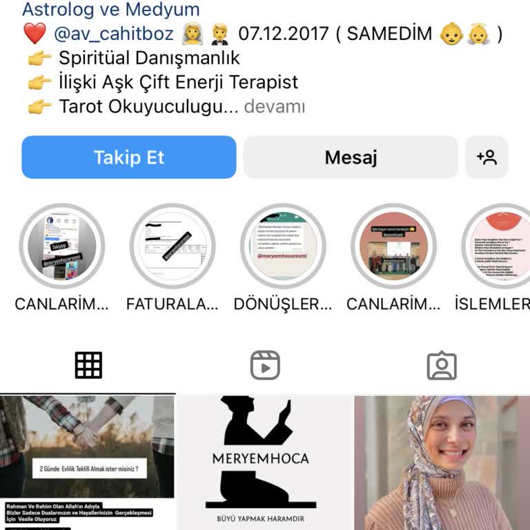 Meryemhocaresmi (Instagram) 10.000 TL Gönderdim Ancak Beklediğim Hizmeti Alamadım