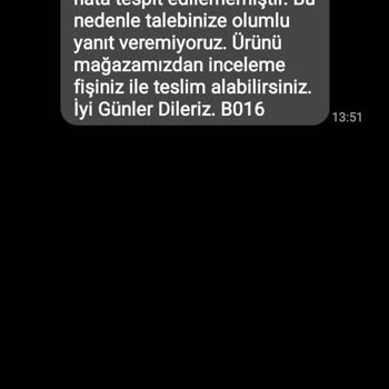 Deichmann Ürünümün Değişimini Veya Para İadesini Talep Ediyorum