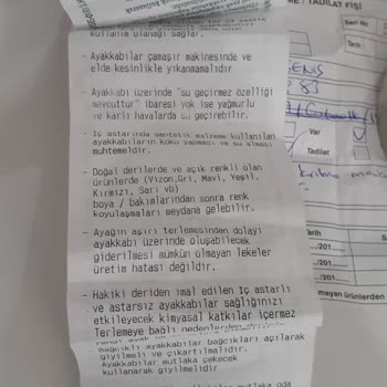 Deichmann Ürünümün Değişimini Veya Para İadesini Talep Ediyorum