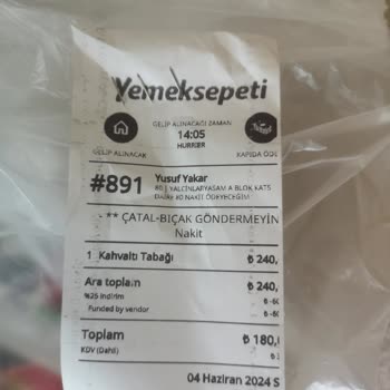Yemeksepeti'nin Yaptığı Hata